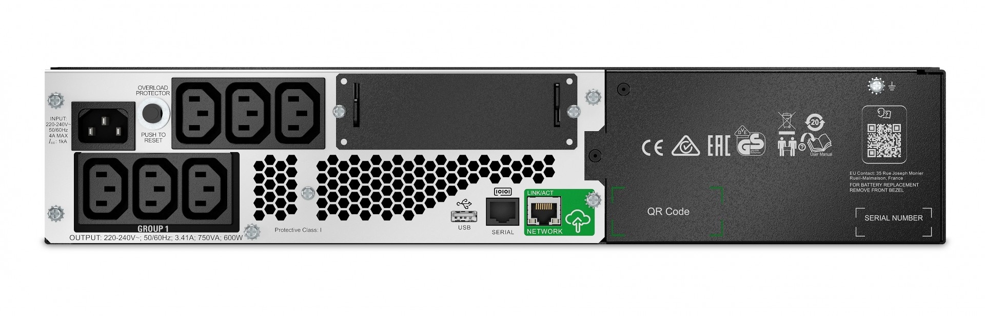 APC BY SCHNEIDER ELECTRIC APC Smart-UPS Lithium Ion Short Depth 750VA 230V with SmartConnect - A linea interattiva - 0,75 kVA - 600 W - Onda sinusoidale pura - 151 V - 302 V - BATTERIE E ALIMENTATORI | TecnoCARE.net Sabaudia, Latina, Terracina, San Felice Circeo e Pontinia