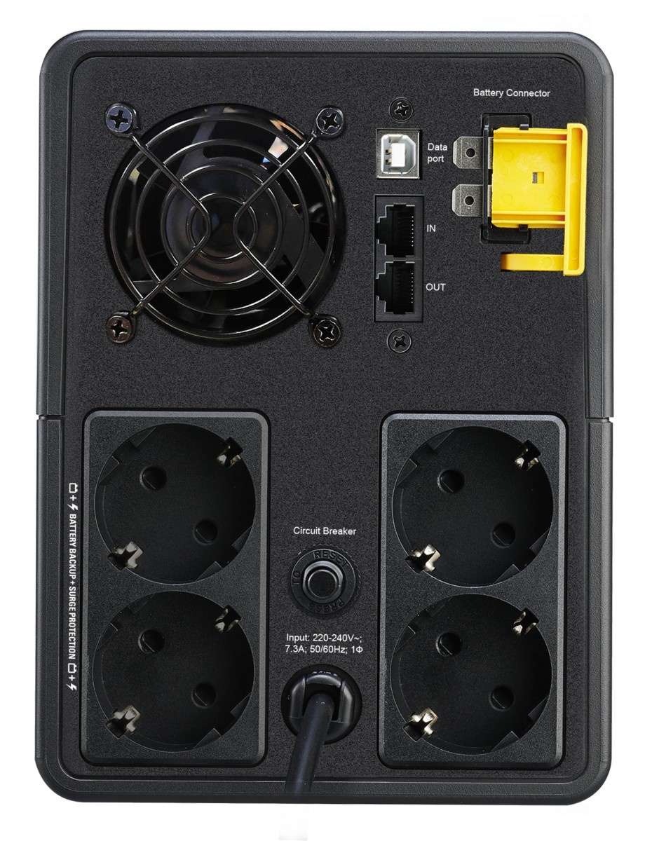 APC BY SCHNEIDER ELECTRIC APC BX1600MI-GR gruppo di continuità (UPS) A linea interattiva 1,6 kVA 900 W 4 presa(e) AC - BATTERIE E ALIMENTATORI | TecnoCARE.net Sabaudia, Latina, Terracina, San Felice Circeo e Pontinia