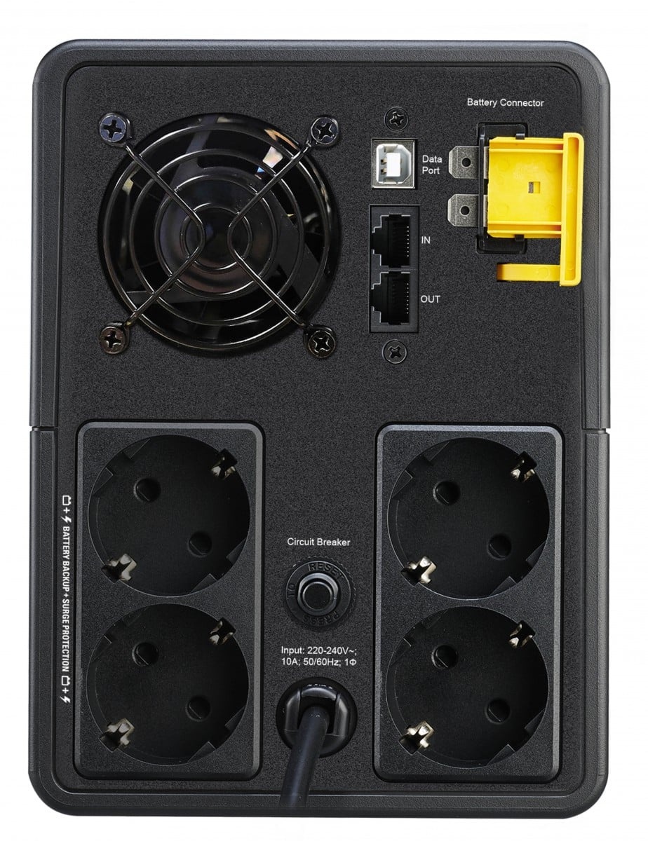 APC BY SCHNEIDER ELECTRIC APC BX2200MI-GR gruppo di continuità (UPS) A linea interattiva 2,2 kVA 1200 W 4 presa(e) AC - BATTERIE E ALIMENTATORI | TecnoCARE.net Sabaudia, Latina, Terracina, San Felice Circeo e Pontinia