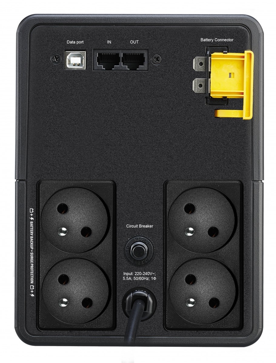 APC BY SCHNEIDER ELECTRIC APC BX1200MI-FR gruppo di continuità (UPS) A linea interattiva 1,2 kVA 650 W 4 presa(e) AC - BATTERIE E ALIMENTATORI | TecnoCARE.net Sabaudia, Latina, Terracina, San Felice Circeo e Pontinia