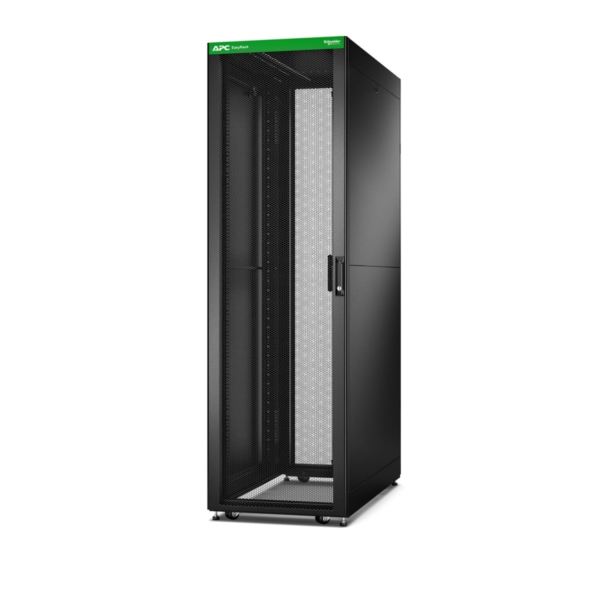 APC BY SCHNEIDER ELECTRIC Easy Rack 600mm/42U/800mm con Tetto, Pannello laterale, ruote, piedi e 4 Supporti, Senza Fondo, nero - COMPONENTI | TecnoCARE.net Sabaudia, Latina, Terracina, San Felice Circeo e Pontinia