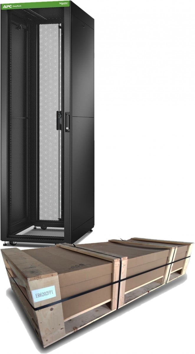 APC BY SCHNEIDER ELECTRIC APC ER6202FP1 Easy Rack 42U Rack Nero Autonomo con Tetto e Ruote - COMPONENTI | TecnoCARE.net Sabaudia, Latina, Terracina, San Felice Circeo e Pontinia