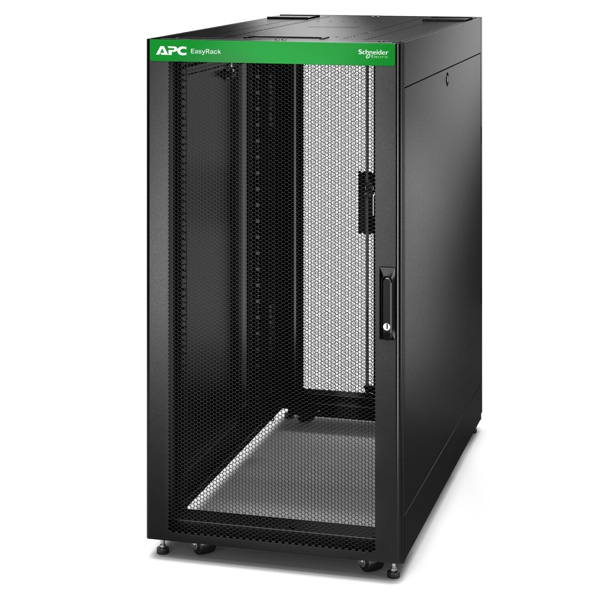 APC Easy Rack 600mm/24U/1200mm, con tetto, pannello laterale, ruote, piedi e 4 supporti, senza fondo, nero - COMPONENTI | TecnoCARE.net Sabaudia, Latina, Terracina, San Felice Circeo e Pontinia