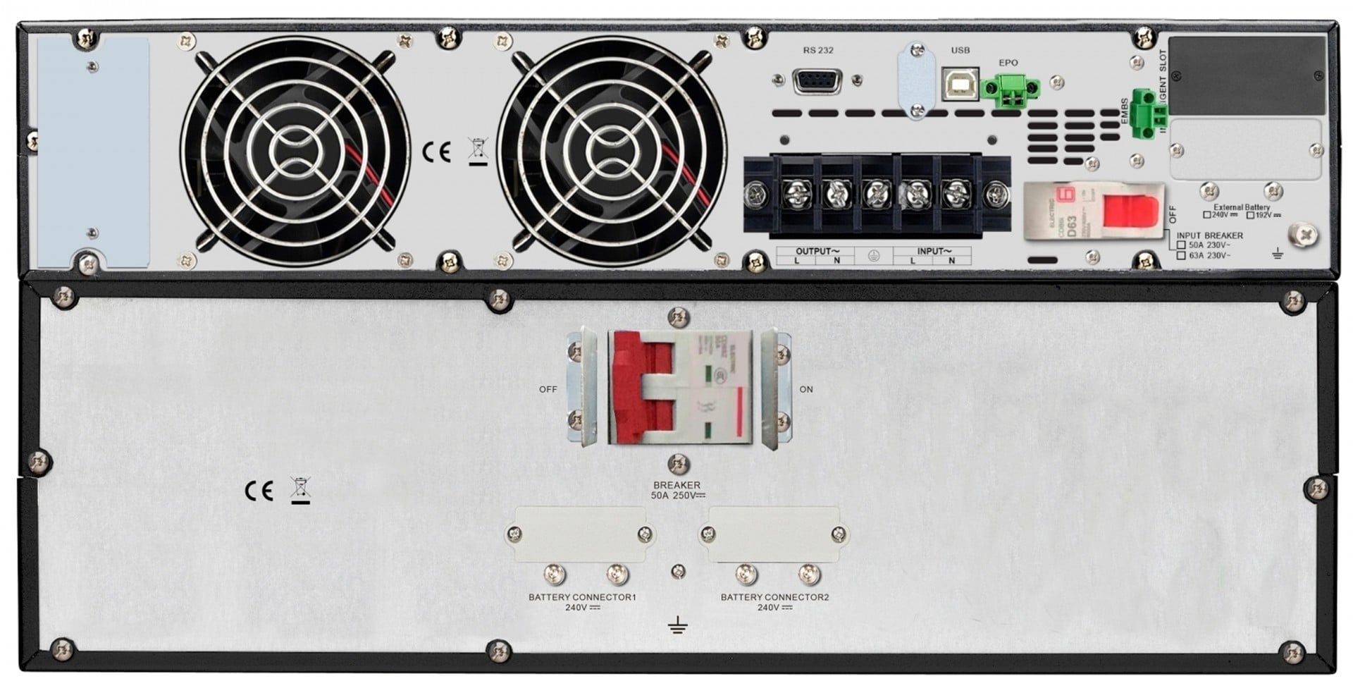 APC APC Easy UPS On-Line SRV 5000VA RM 230V con pacco batteria a lunga durata, kit di montaggio - BATTERIE E ALIMENTATORI | TecnoCARE.net Sabaudia, Latina, Terracina, San Felice Circeo e Pontinia