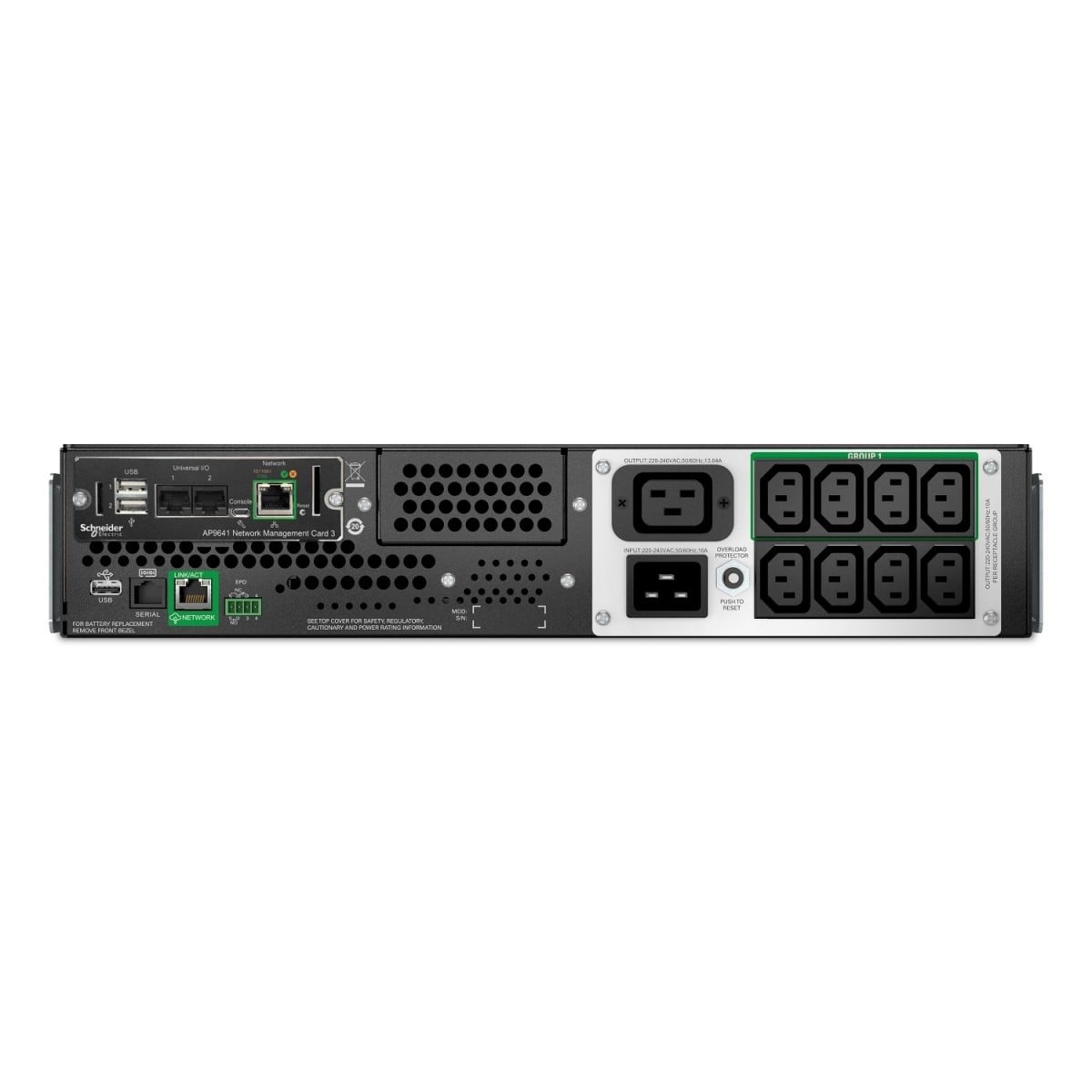 APC BY SCHNEIDER ELECTRIC APC SMTL2200RMI2UCNC gruppo di continuità (UPS) A linea interattiva 2,2 kVA 1980 W 9 presa(e) AC - BATTERIE E ALIMENTATORI | TecnoCARE.net Sabaudia, Latina, Terracina, San Felice Circeo e Pontinia