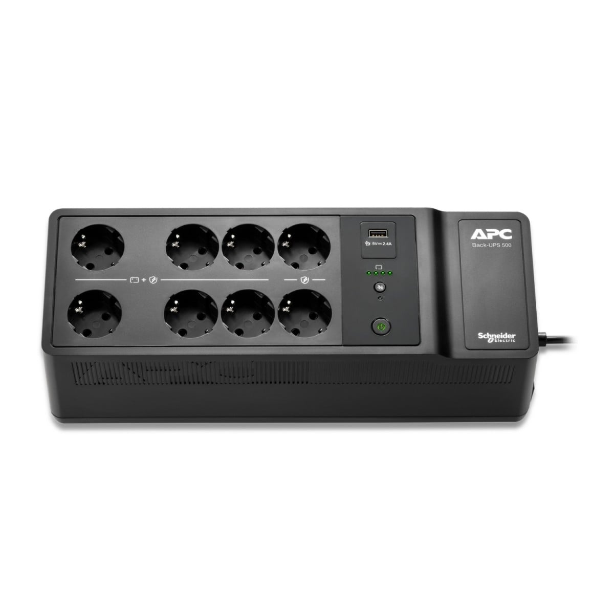 APC BY SCHNEIDER ELECTRIC APC BE500G2-GR gruppo di continuità (UPS) Standby (Offline) 0,5 kVA 300 W - BATTERIE E ALIMENTATORI | TecnoCARE.net Sabaudia, Latina, Terracina, San Felice Circeo e Pontinia