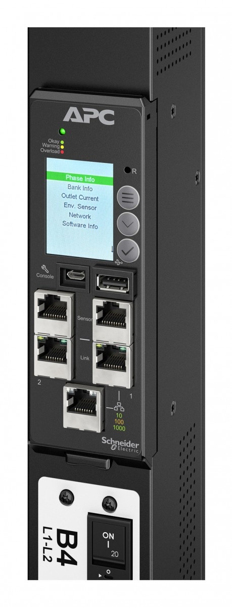 APC BY SCHNEIDER ELECTRIC APC NetShelter Rack PDU Advanced, Commutato, 17,3kW, 3F, 415V, 30A, 530P6, 48 Presa - BATTERIE E ALIMENTATORI | TecnoCARE.net Sabaudia, Latina, Terracina, San Felice Circeo e Pontinia
