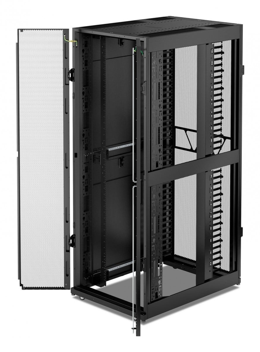 APC BY SCHNEIDER ELECTRIC APC NetShelter SX Infrastruttura di Rete Gen2, 42U, 1991Hx750Wx1070Dmm, con gestori di cavi verticali, Nero - COMPONENTI | TecnoCARE.net Sabaudia, Latina, Terracina, San Felice Circeo e Pontinia