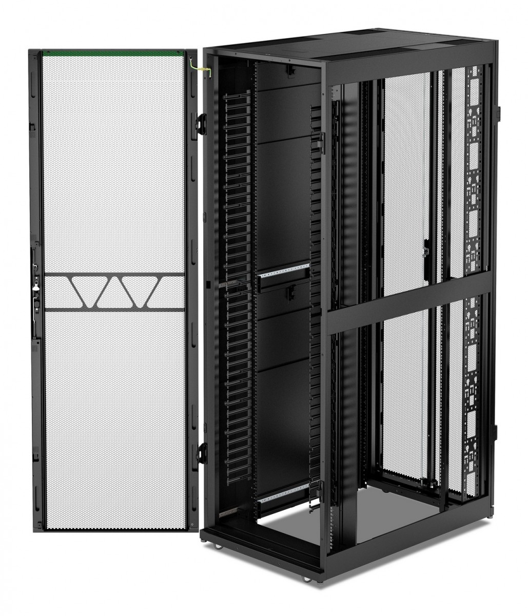 APC APC NetShelter SX Infrastruttura di Rete Gen2, 48U, 2258H x 750W x 1200D mm, con gestori di cavi verticali, Nero - COMPONENTI | TecnoCARE.net Sabaudia, Latina, Terracina, San Felice Circeo e Pontinia