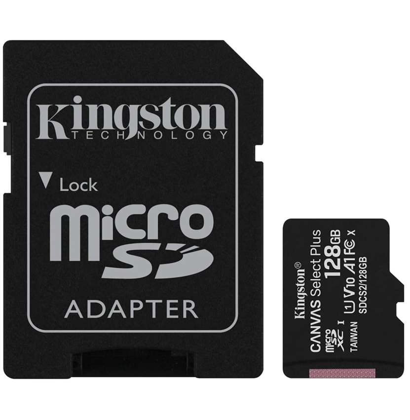 KINGSTON KINGSTON MICRO SDHC 128GB CANVAS SELECT 80R CL10 UHS-I CON ADATTAT - MEMORIE FLASH | TecnoCARE.net Sabaudia, Latina, Terracina, San Felice Circeo e Pontinia