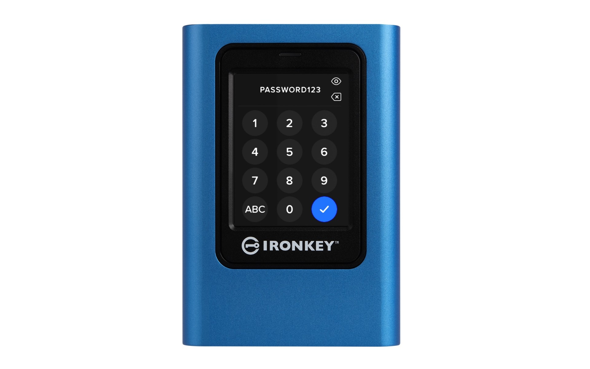 KINGSTON Kingston Technology IronKey Vault Privacy 80 1,92 TB USB tipo-C 3.2 Gen 1 (3.1 Gen 1) Blu - SUPPORTI PER LA MEMORIZZAZIONE | TecnoCARE.net Sabaudia, Latina, Terracina, San Felice Circeo e Pontinia
