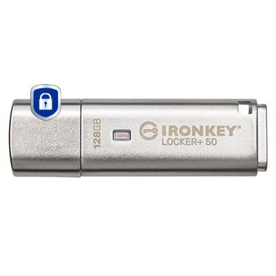 KINGSTON Kingston Technology IronKey 128GB IKLP50 AES USB, con crittografia a 256 bit - SUPPORTI PER LA MEMORIZZAZIONE | TecnoCARE.net Sabaudia, Latina, Terracina, San Felice Circeo e Pontinia