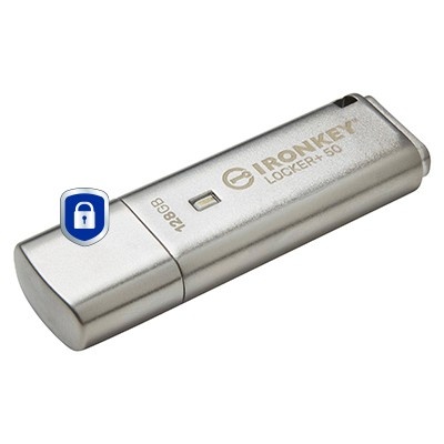 KINGSTON Kingston Technology IronKey 128GB IKLP50 AES USB, con crittografia a 256 bit - SUPPORTI PER LA MEMORIZZAZIONE | TecnoCARE.net Sabaudia, Latina, Terracina, San Felice Circeo e Pontinia