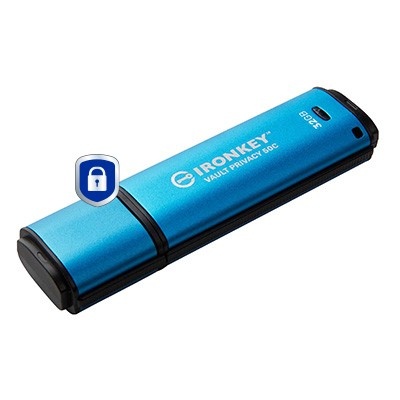 KINGSTON Kingston Technology IronKey 32GB USB-C Vault Privacy 50C Crittografia AES-256, FIPS 197 - SUPPORTI PER LA MEMORIZZAZIONE | TecnoCARE.net Sabaudia, Latina, Terracina, San Felice Circeo e Pontinia