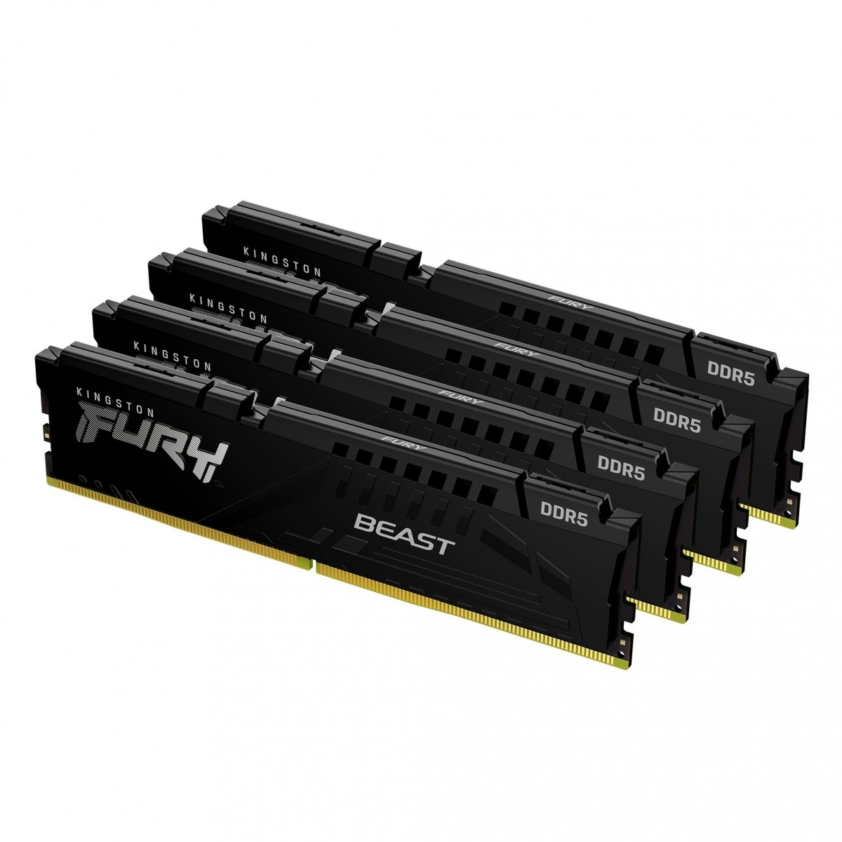 KINGSTON Kingston Technology FURY Beast 128GB 5200MT/s DDR5 CL40 DIMM (Kit di 4) Nero XMP - COMPONENTI | TecnoCARE.net Sabaudia, Latina, Terracina, San Felice Circeo e Pontinia