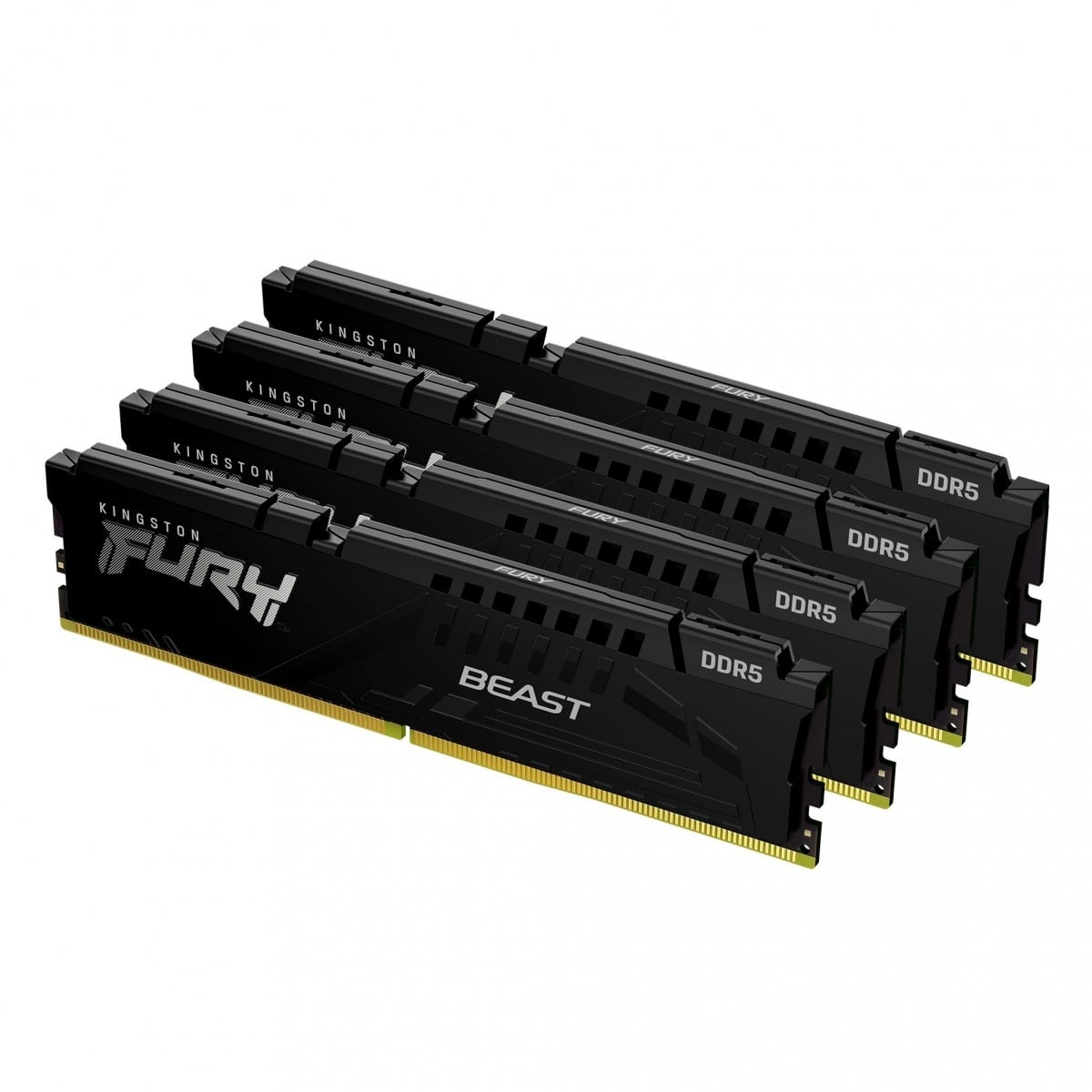 KINGSTON Kingston Technology FURY Beast 64GB 6000MT/s DDR5 CL40 DIMM (Kit di 4) Nero XMP - COMPONENTI | TecnoCARE.net Sabaudia, Latina, Terracina, San Felice Circeo e Pontinia