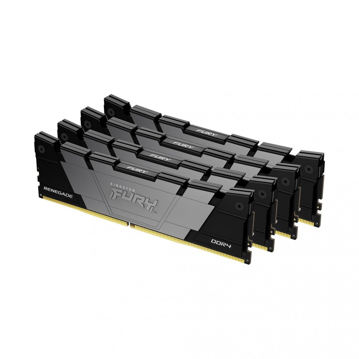 KINGSTON Kingston Technology FURY 32GB 3600MT/s DDR4 CL16 DIMM (Kit di 4) Renegade Black - COMPONENTI | TecnoCARE.net Sabaudia, Latina, Terracina, San Felice Circeo e Pontinia