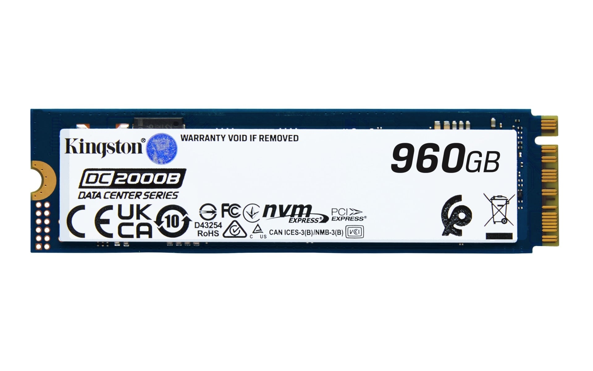 KINGSTON Kingston Technology DC2000B 960 GB PCI Express 4.0 NVMe 3D TLC - SUPPORTI PER LA MEMORIZZAZIONE | TecnoCARE.net Sabaudia, Latina, Terracina, San Felice Circeo e Pontinia