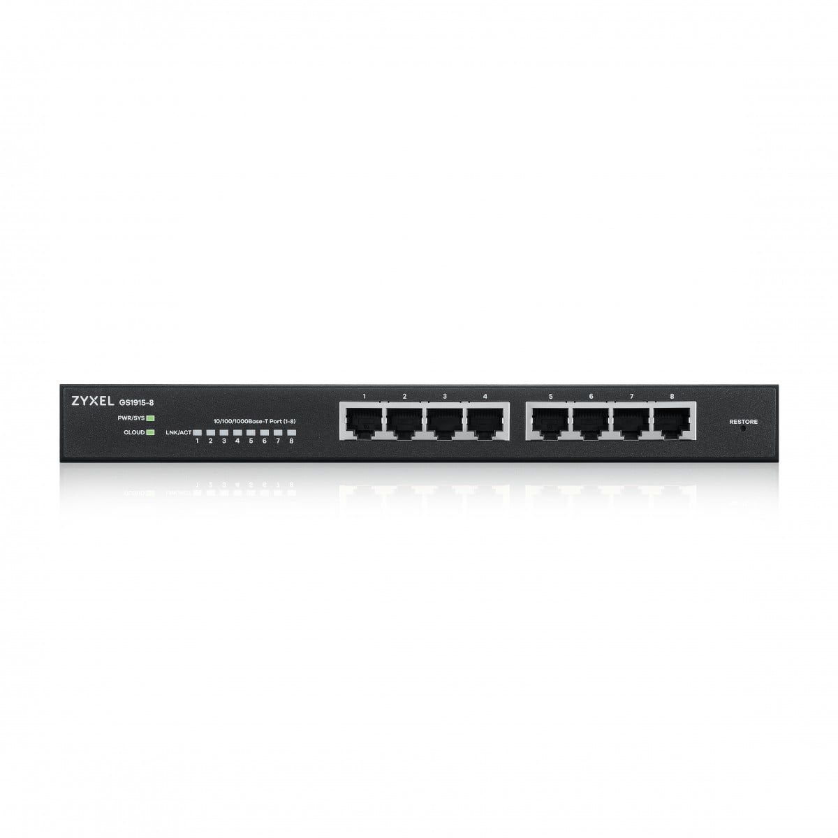ZYXEL Zyxel GS1915-8 Gestito L2 Gigabit Ethernet (10/100/1000) Nero - RETI | TecnoCARE.net Sabaudia, Latina, Terracina, San Felice Circeo e Pontinia