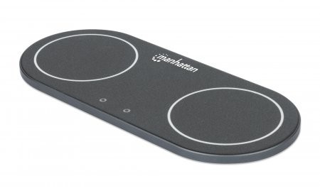MANHATTAN Manhattan 102209 Caricabatterie wireless Qi 2x 30W - BATTERIE E ALIMENTATORI | TecnoCARE.net Sabaudia, Latina, Terracina, San Felice Circeo e Pontinia