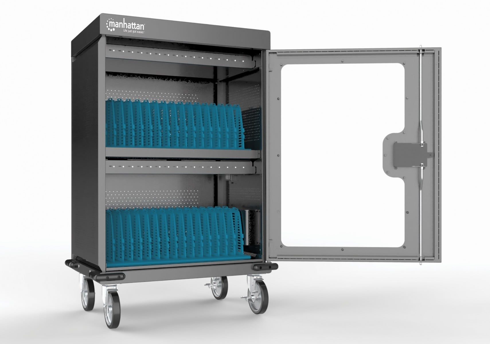 MANHATTAN Manhattan 102353 Armadio di ricarica USB-C a 32 porte 576W - BATTERIE E ALIMENTATORI | TecnoCARE.net Sabaudia, Latina, Terracina, San Felice Circeo e Pontinia