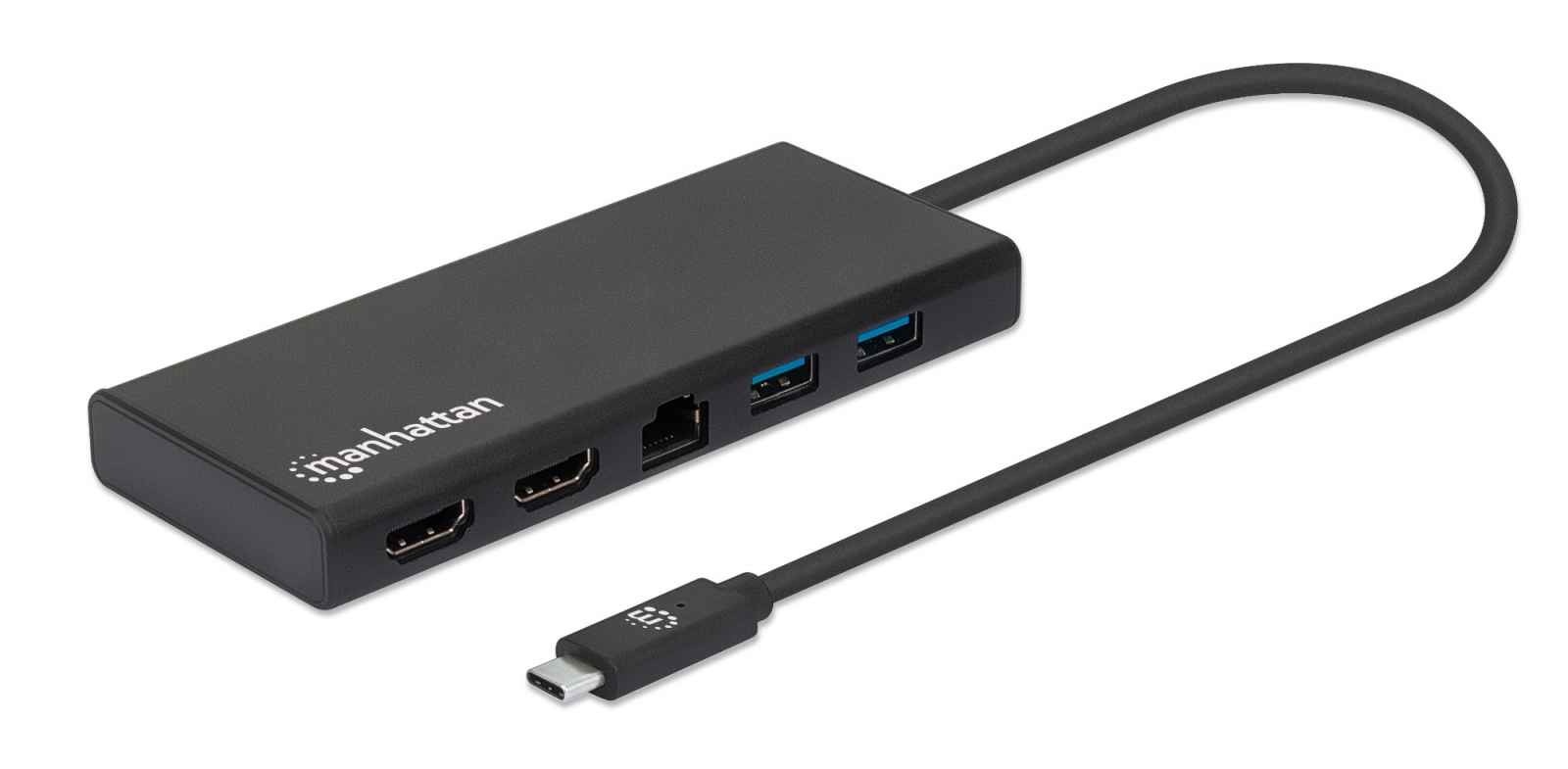 MANHATTAN Manhattan 152747 Convertitore USB-C 3.0 a RJ45 2x HDMI - PC | TecnoCARE.net Sabaudia, Latina, Terracina, San Felice Circeo e Pontinia
