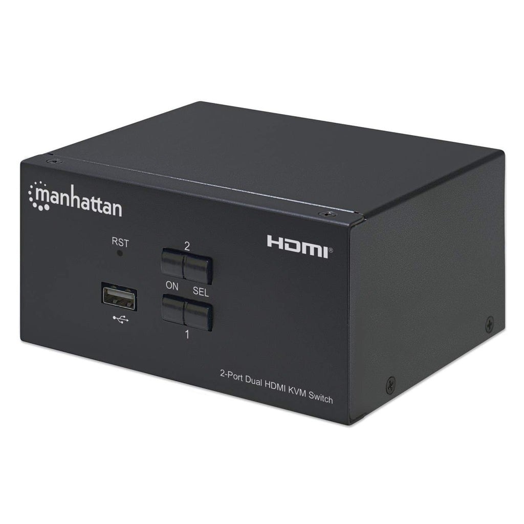 MANHATTAN Manhattan 153522 Switch KVM 2/1 USB HDMI 4K - TASTIERE E CONTROLLER | TecnoCARE.net Sabaudia, Latina, Terracina, San Felice Circeo e Pontinia