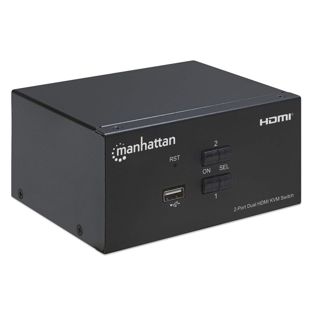 MANHATTAN Manhattan 153522 Switch KVM 2/1 USB HDMI 4K - TASTIERE E CONTROLLER | TecnoCARE.net Sabaudia, Latina, Terracina, San Felice Circeo e Pontinia