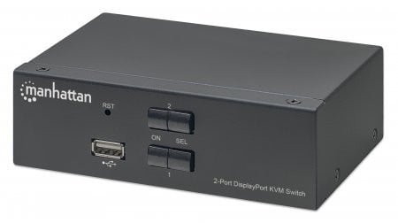 MANHATTAN Manhattan 153546 Switch KVM 2/1 DisplayPort USB - TASTIERE E CONTROLLER | TecnoCARE.net Sabaudia, Latina, Terracina, San Felice Circeo e Pontinia