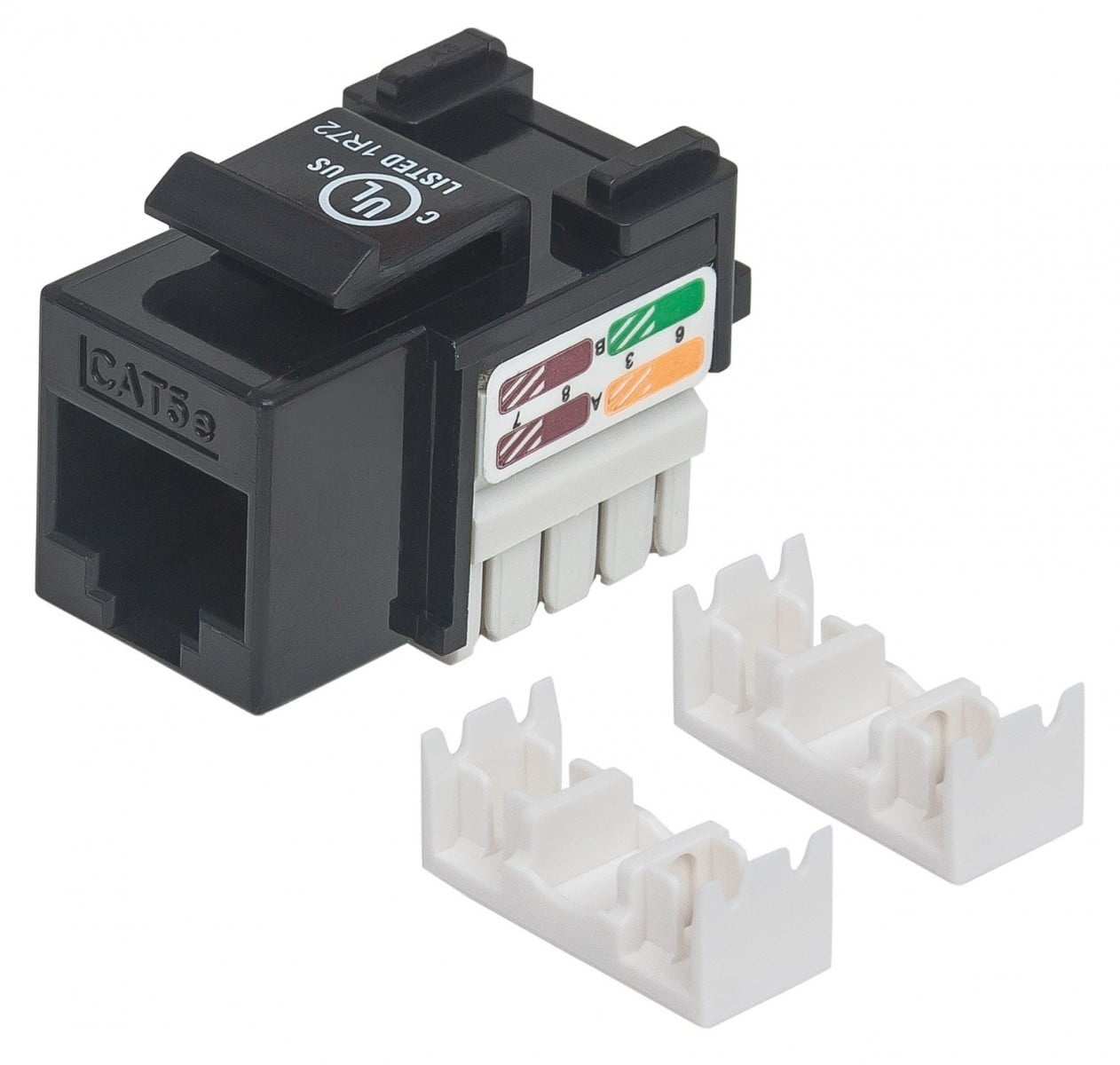 INTELLINET Intellinet 210416 Modulo keystone C5 UTP nero - DISPOSITIVI E ACCESSORI DI CABLAGGIO | TecnoCARE.net Sabaudia, Latina, Terracina, San Felice Circeo e Pontinia