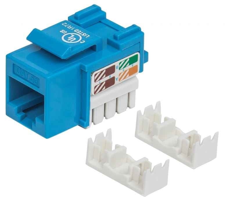 INTELLINET Intellinet 210546 Modulo keystone C5 UTP blu - DISPOSITIVI E ACCESSORI DI CABLAGGIO | TecnoCARE.net Sabaudia, Latina, Terracina, San Felice Circeo e Pontinia