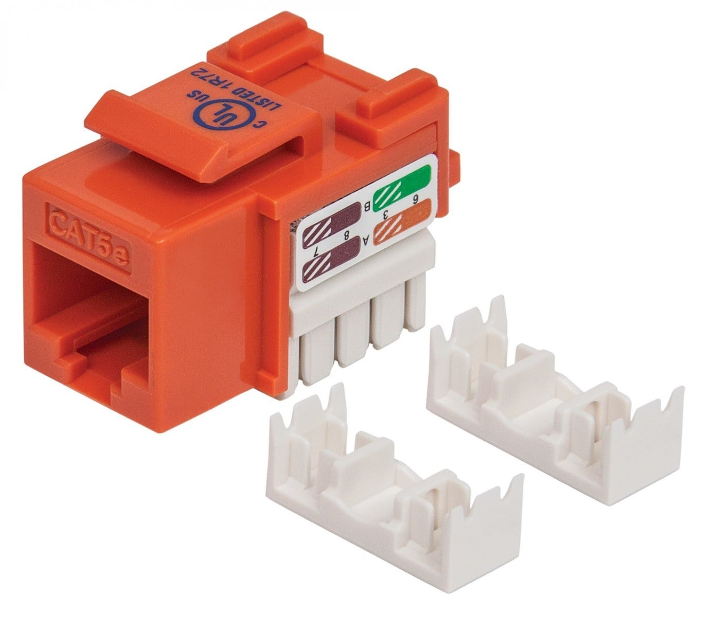 INTELLINET Intellinet 210577 Modulo keystone C5 UTP arancione - DISPOSITIVI E ACCESSORI DI CABLAGGIO | TecnoCARE.net Sabaudia, Latina, Terracina, San Felice Circeo e Pontinia