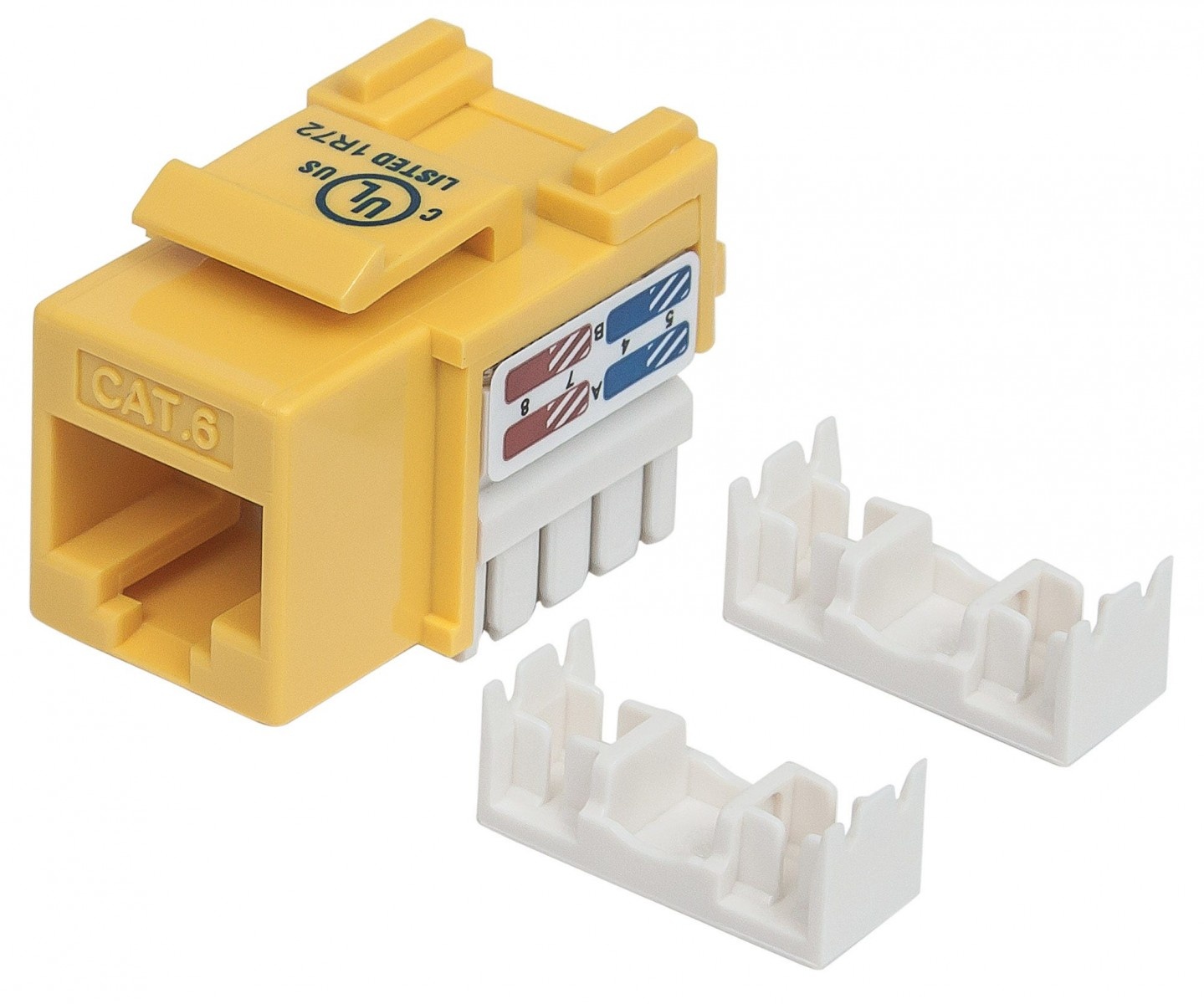 INTELLINET Intellinet 210584 Modulo keystone C6 UTP giallo - DISPOSITIVI E ACCESSORI DI CABLAGGIO | TecnoCARE.net Sabaudia, Latina, Terracina, San Felice Circeo e Pontinia