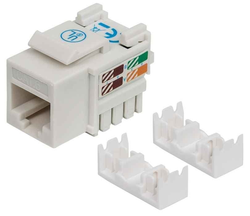 INTELLINET Intellinet 210591 Modulo keystone C6 UTP bianco - DISPOSITIVI E ACCESSORI DI CABLAGGIO | TecnoCARE.net Sabaudia, Latina, Terracina, San Felice Circeo e Pontinia