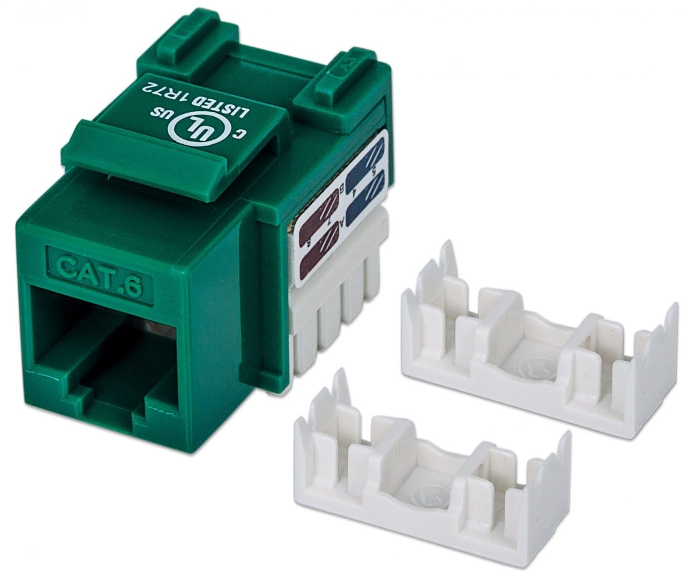 INTELLINET Intellinet 210638 Modulo keystone C6 UTP verde - DISPOSITIVI E ACCESSORI DI CABLAGGIO | TecnoCARE.net Sabaudia, Latina, Terracina, San Felice Circeo e Pontinia