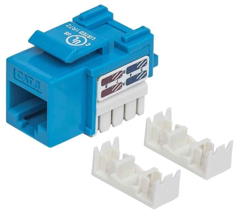 INTELLINET Intellinet 210737 Modulo keystone C6 UTP blu - DISPOSITIVI E ACCESSORI DI CABLAGGIO | TecnoCARE.net Sabaudia, Latina, Terracina, San Felice Circeo e Pontinia