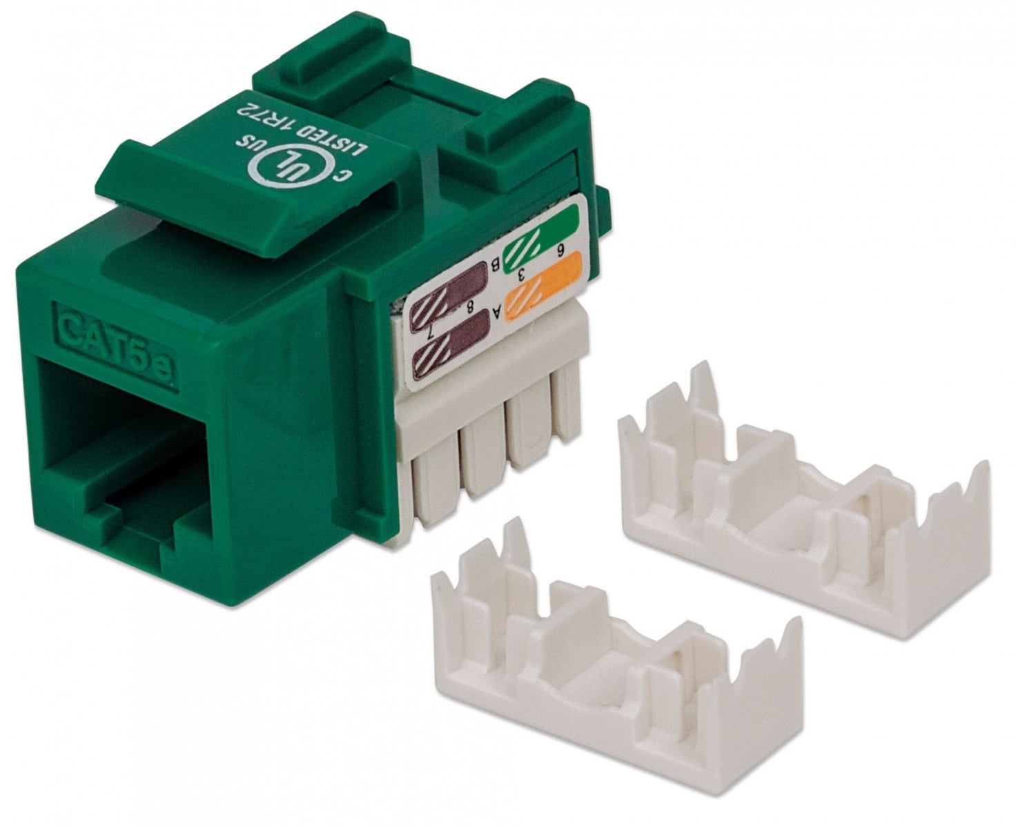 INTELLINET Intellinet 210997 Modulo keystone C5 UTP verde - DISPOSITIVI E ACCESSORI DI CABLAGGIO | TecnoCARE.net Sabaudia, Latina, Terracina, San Felice Circeo e Pontinia