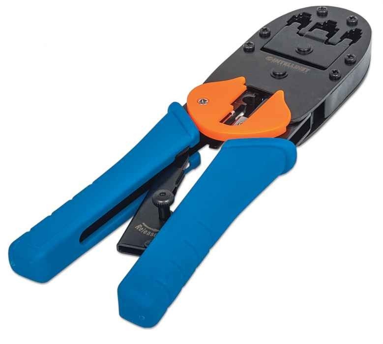 INTELLINET Intellinet 211048 pinza crimpatrice Nero, Blu, Arancione - CAVI PER COMPUTER E PERIFERICHE | TecnoCARE.net Sabaudia, Latina, Terracina, San Felice Circeo e Pontinia