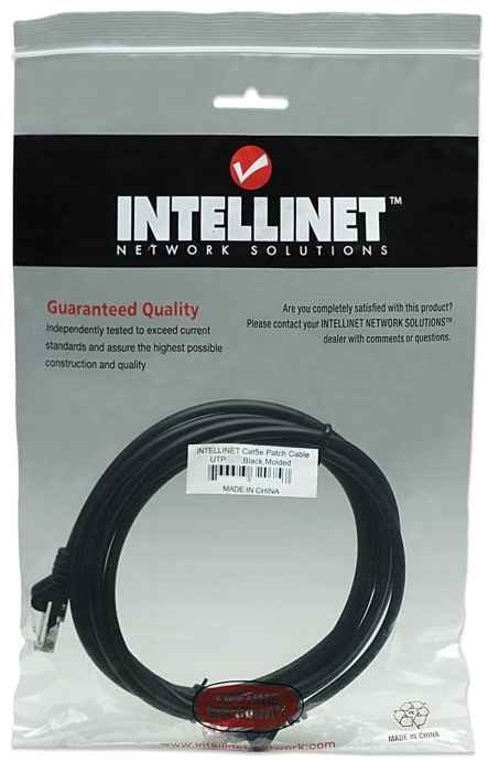 INTELLINET Intellinet 320771 cavo di rete Nero 5 m Cat5e U/UTP (UTP) - CAVI PER COMPUTER E PERIFERICHE | TecnoCARE.net Sabaudia, Latina, Terracina, San Felice Circeo e Pontinia