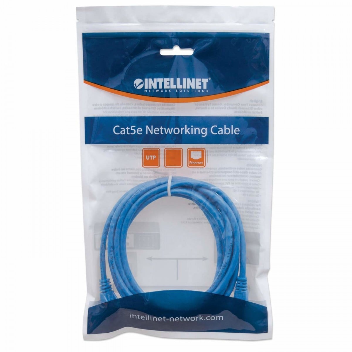 INTELLINET Intellinet 342568 Patchcord UTP 0,5m C6 blu - CAVI PER COMPUTER E PERIFERICHE | TecnoCARE.net Sabaudia, Latina, Terracina, San Felice Circeo e Pontinia