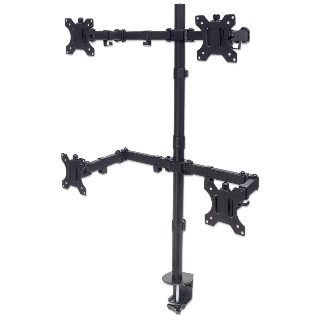 MANHATTAN Manhattan 461566 Braccio di montaggio per scrivania 4x LCD 13-32" - MONITOR E ACCESSORI | TecnoCARE.net Sabaudia, Latina, Terracina, San Felice Circeo e Pontinia