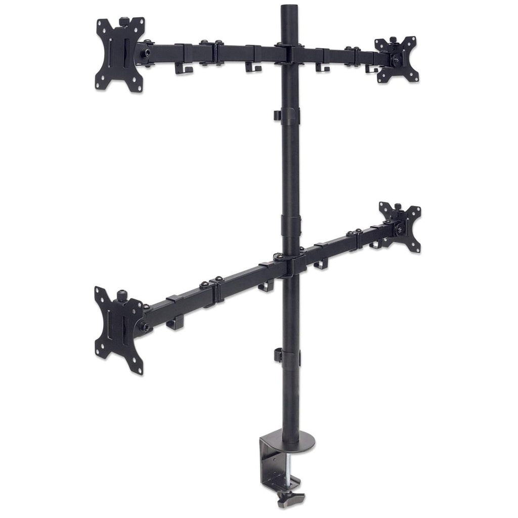 MANHATTAN Manhattan 461566 Braccio di montaggio per scrivania 4x LCD 13-32" - MONITOR E ACCESSORI | TecnoCARE.net Sabaudia, Latina, Terracina, San Felice Circeo e Pontinia