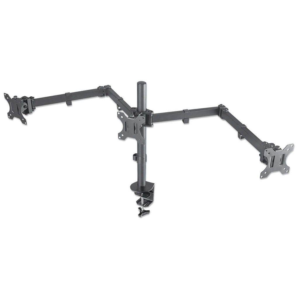 MANHATTAN Manhattan 461658 Braccio di montaggio per scrivania 3x LCD 27" - MONITOR E ACCESSORI | TecnoCARE.net Sabaudia, Latina, Terracina, San Felice Circeo e Pontinia