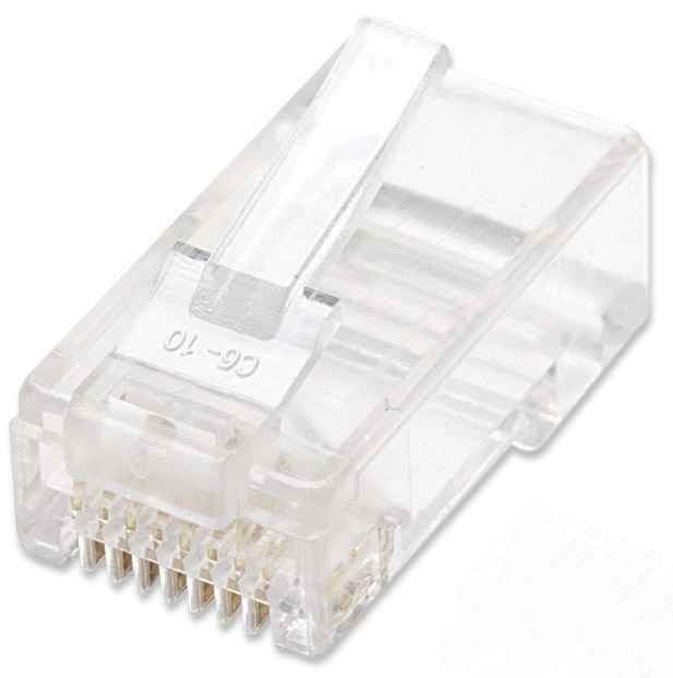 INTELLINET Intellinet 502399 - RJ-45 - Trasparente - Policarbonato - Cat5e - U/UTP (UTP) - Oro - CAVI PER COMPUTER E PERIFERICHE | TecnoCARE.net Sabaudia, Latina, Terracina, San Felice Circeo e Pontinia