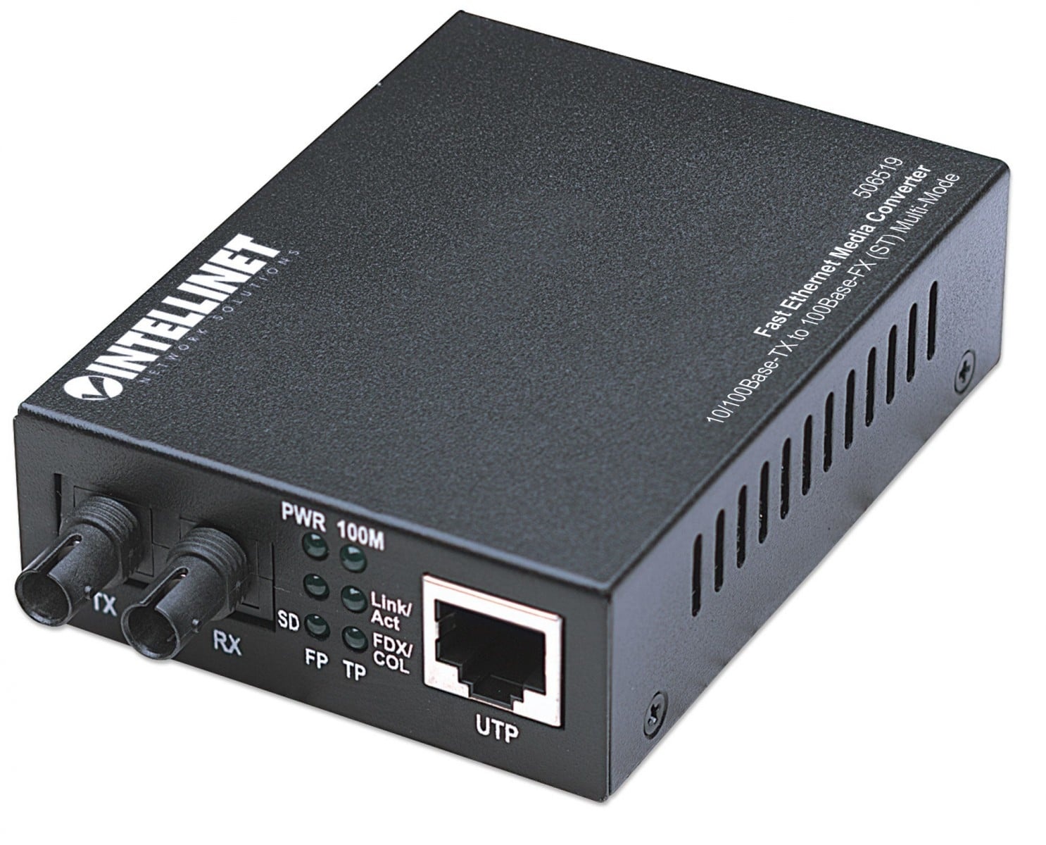 INTELLINET Intellinet 506519 convertitore multimediale di rete 100 Mbit/s 1310 nm Modalità multipla Nero - RETI | TecnoCARE.net Sabaudia, Latina, Terracina, San Felice Circeo e Pontinia