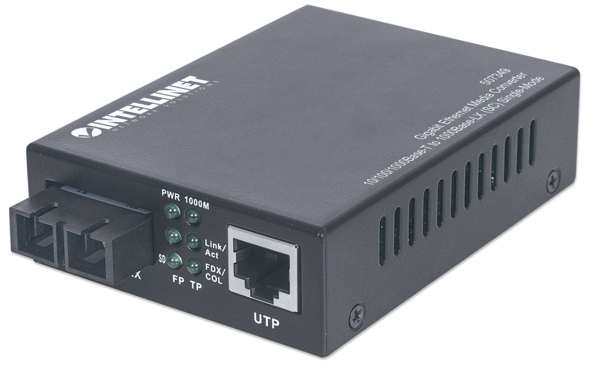 INTELLINET Intellinet 507349 convertitore multimediale di rete 1000 Mbit/s 1310 nm Modalità singola Nero - RETI | TecnoCARE.net Sabaudia, Latina, Terracina, San Felice Circeo e Pontinia