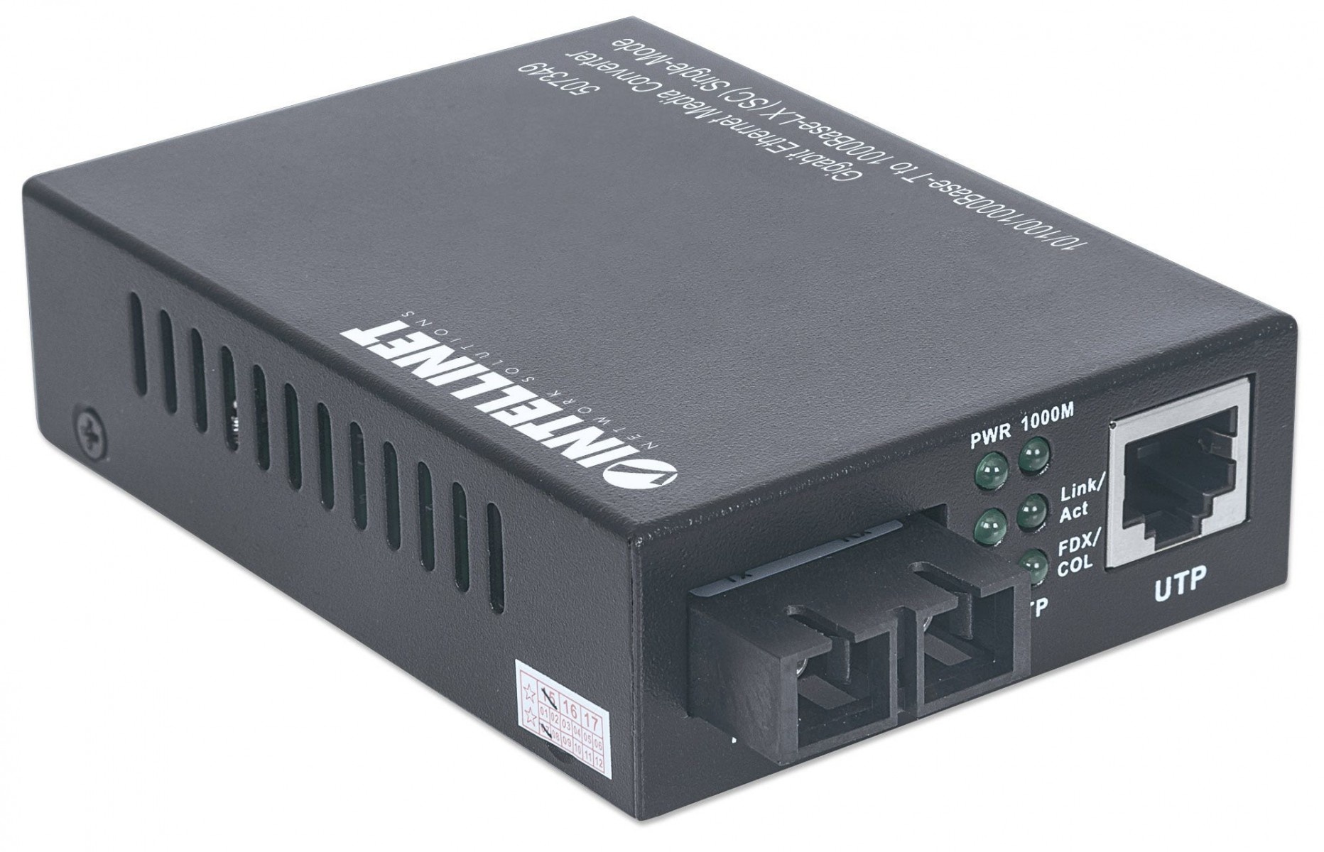 INTELLINET Intellinet 507349 convertitore multimediale di rete 1000 Mbit/s 1310 nm Modalità singola Nero - RETI | TecnoCARE.net Sabaudia, Latina, Terracina, San Felice Circeo e Pontinia