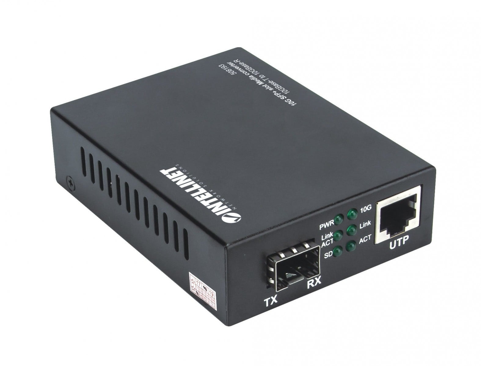 INTELLINET Intellinet 508193 convertitore multimediale di rete 10000 Mbit/s Nero - RETI | TecnoCARE.net Sabaudia, Latina, Terracina, San Felice Circeo e Pontinia