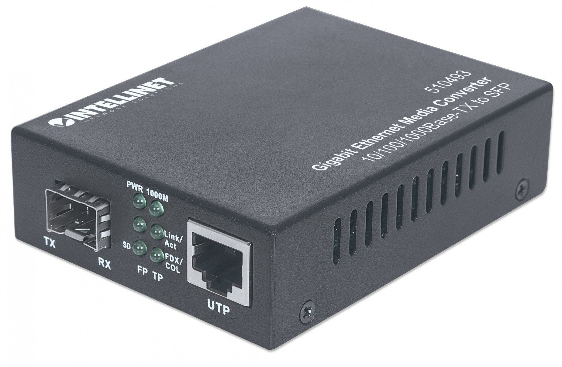 INTELLINET Intellinet 510493 convertitore multimediale di rete 1000 Mbit/s Nero - RETI | TecnoCARE.net Sabaudia, Latina, Terracina, San Felice Circeo e Pontinia