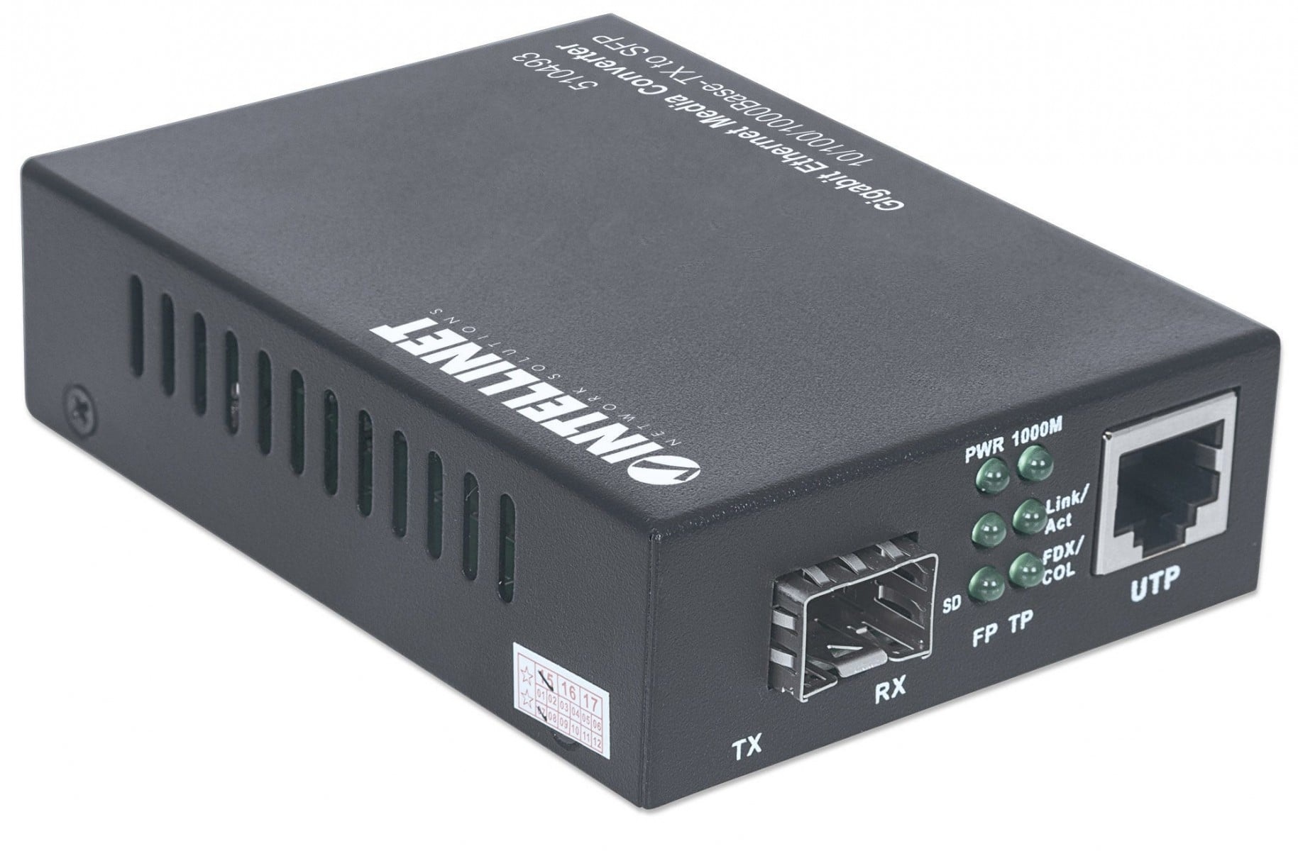 INTELLINET Intellinet 510493 convertitore multimediale di rete 1000 Mbit/s Nero - RETI | TecnoCARE.net Sabaudia, Latina, Terracina, San Felice Circeo e Pontinia
